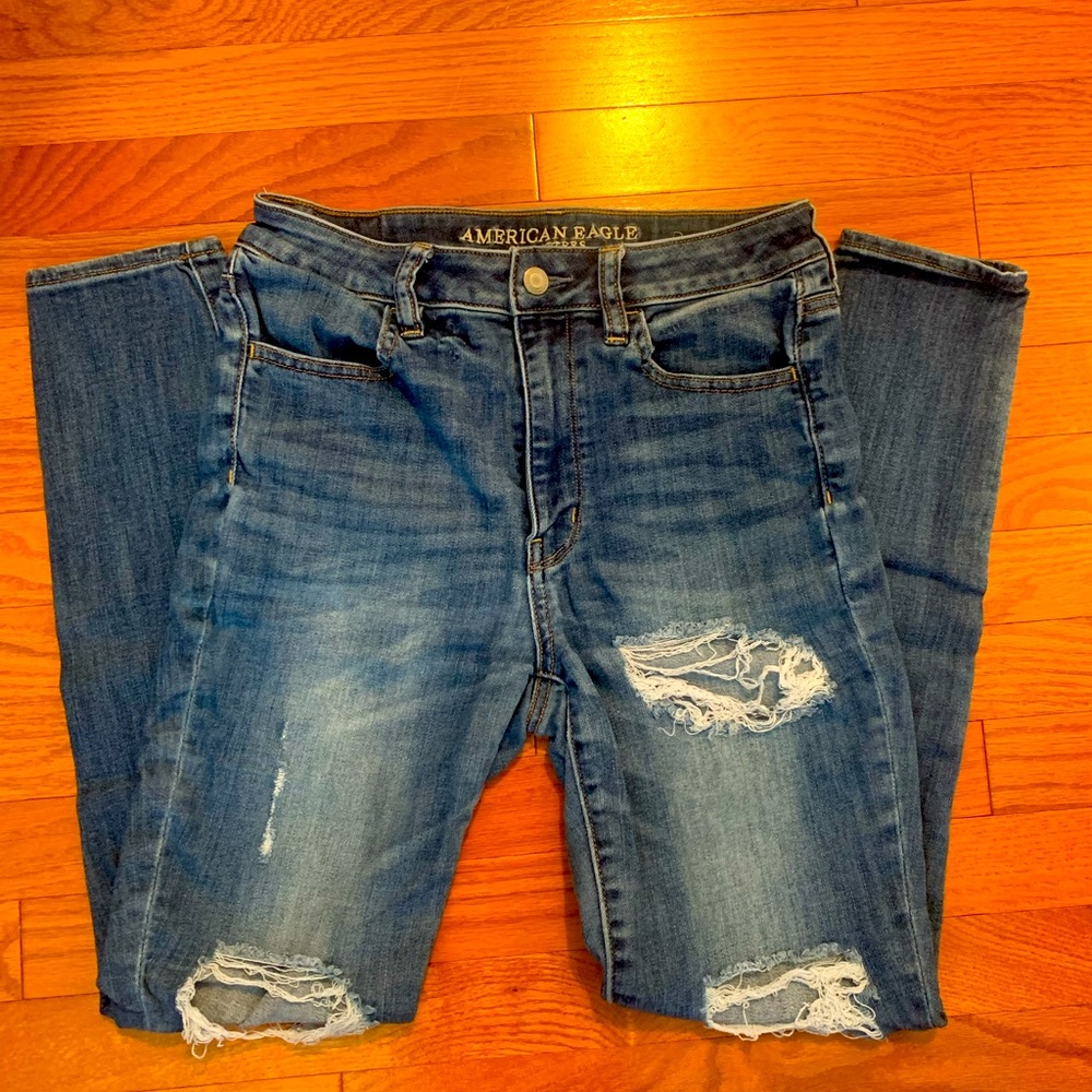 American Eagle Super High Rise Jegging